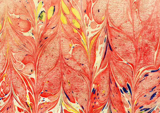 marbled ink paper