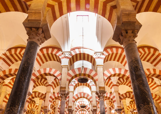 photo of great hall with columns