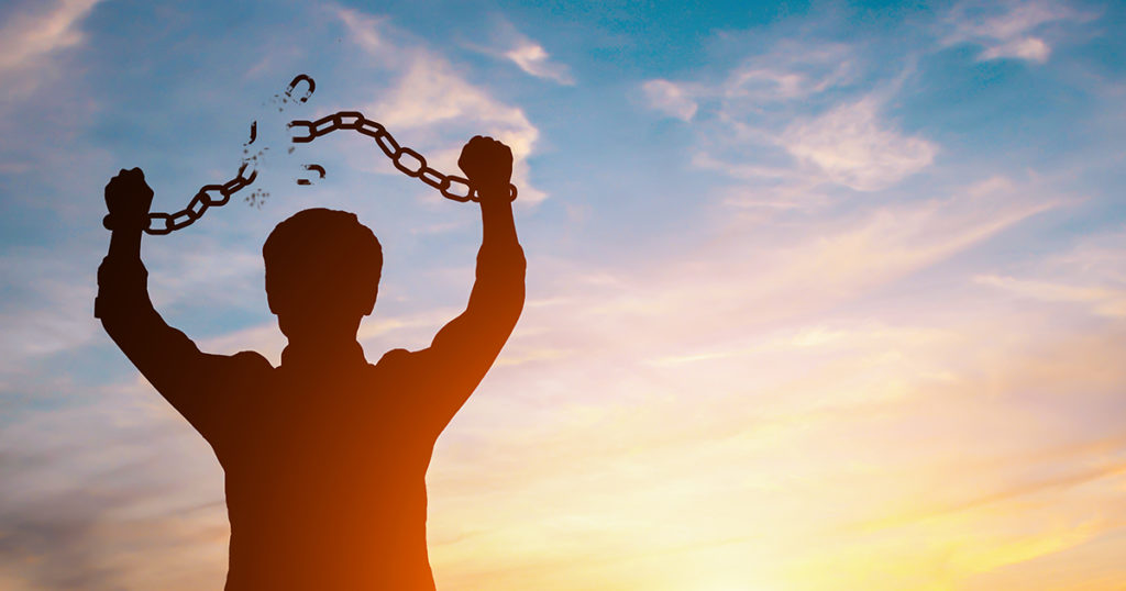 breaking free from chains