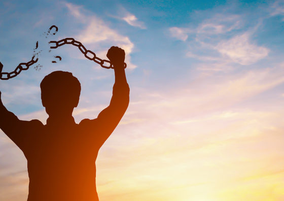 breaking free from chains