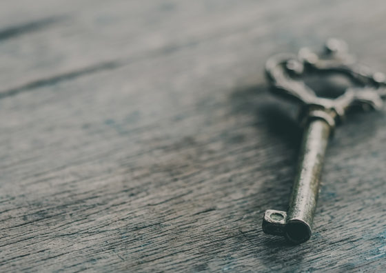 old-fashioned key