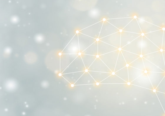 brain network against galaxies