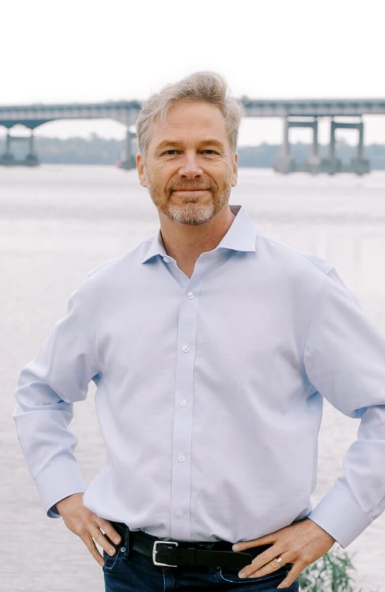 Matt Boone by the water